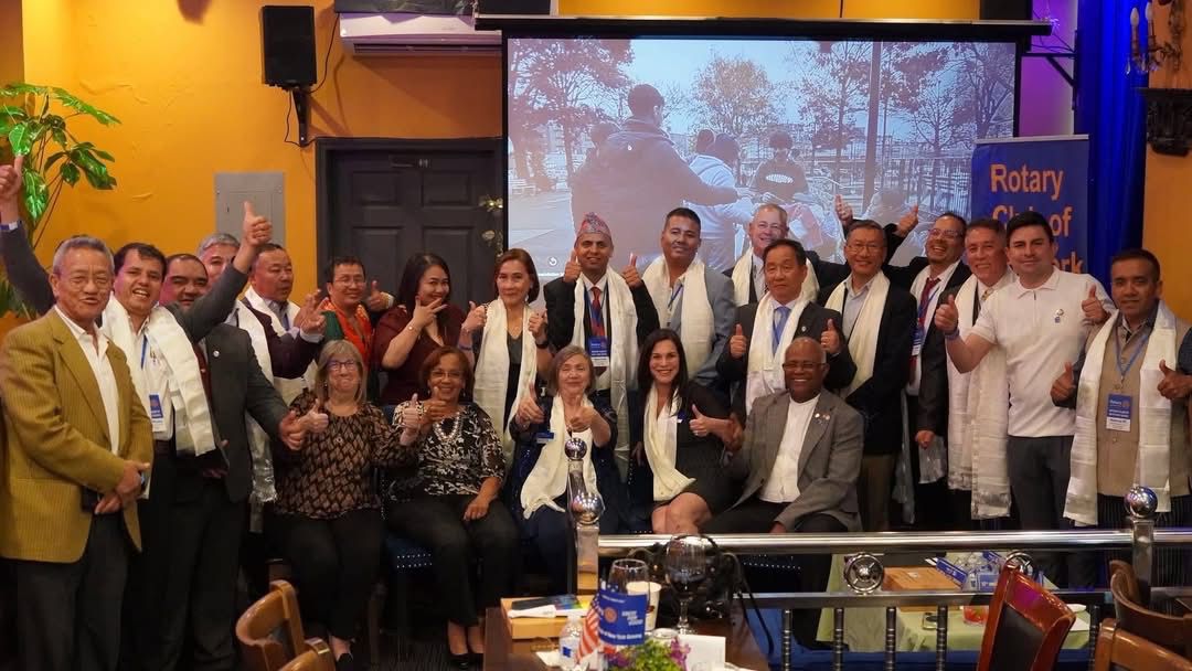 Pasang Sherpa becomes President of Rotary Club of New York Queens